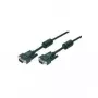 Wentronic Components Handels Goobay - VGA-Kabel - HD-15 (M) - HD-15 (M) - 15,0 m - Rändelschrauben - Schwarz (68139)