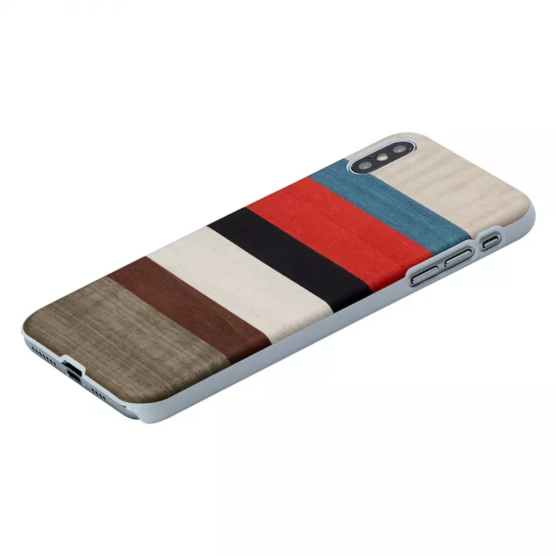 Smartphone-Hülle man and wood für iPhone X/XS — Corallina White