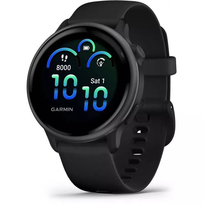 Garmin vívoactive 6 3,05 cm (1,2) AMOLED 42 mm Digital 390 x 390 Pixel Touchscreen Schwarz Wi-Fi GPS (Satellit)