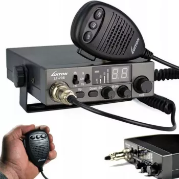 Luiton LT-298 ASQ AM/FM CB-Funkgerät Zigarettenanzünderstecker Schwarz