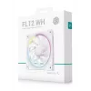 120 mm Weißer PC-Gehäuselüfter DeepCool FL12 WH, 2150 RPM, PWM, 55 CFM, 32 dB, FDB, 4-Pin