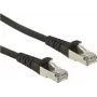 ROLINE - Patchkabel - RJ-45 (M) auf RJ-45 (M) - 50 cm - SFTP, PiMF - CAT 6a - Schwarz (21.15.2850)