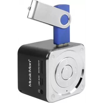 Technaxx Mini Musicman Aktivlautsprecher für USB und SD, batteriebetrieben (3527)