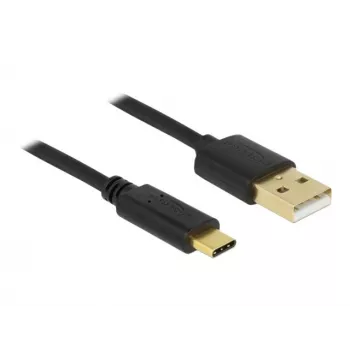USB-Kabel DeLOCK 85209 USB 2.0 3 m USB A USB C Schwarz
