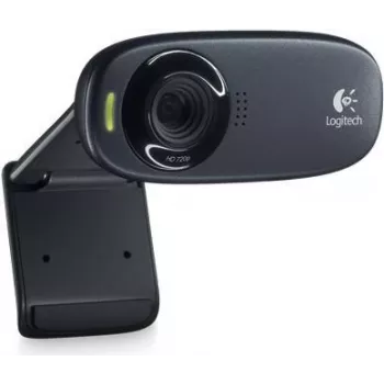 Webcam Logitech HD C310 1280 x 720 Pixel USB 2.0 Schwarz