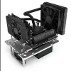 Mini-Banktischgehäuse Streacom BC1 Mini V2 silber — kompakter Open-Frame-Rahmen