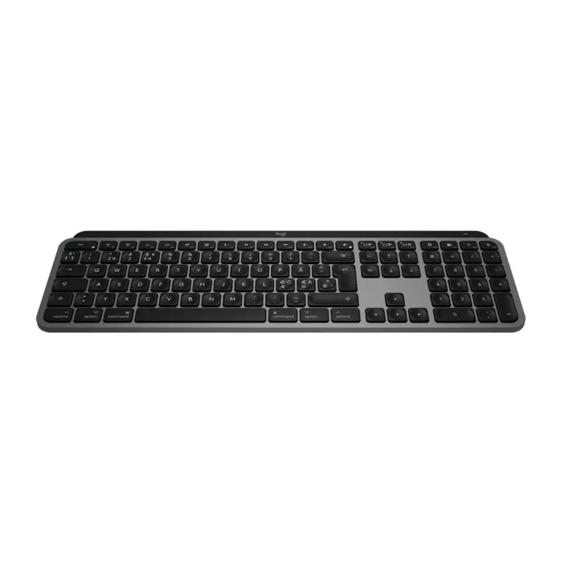 Logitech Master Series MX Keys S für Mac - Tastatur - Vollgröße - hintergrundbeleuchtet - kabellos - Bluetooth LE - QWERTY - Nordisch (Dänisch/Finnisch/Norwegisch/Schwedisch) (920-011633)