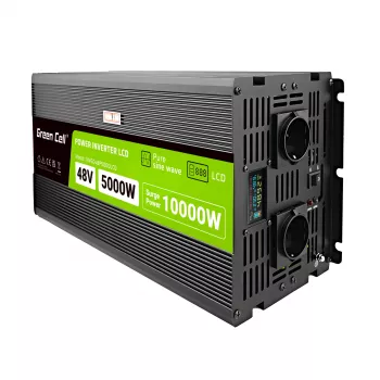 LCD-Wandler 48V 5000W/10000W reiner Sinus mit Anzeige
