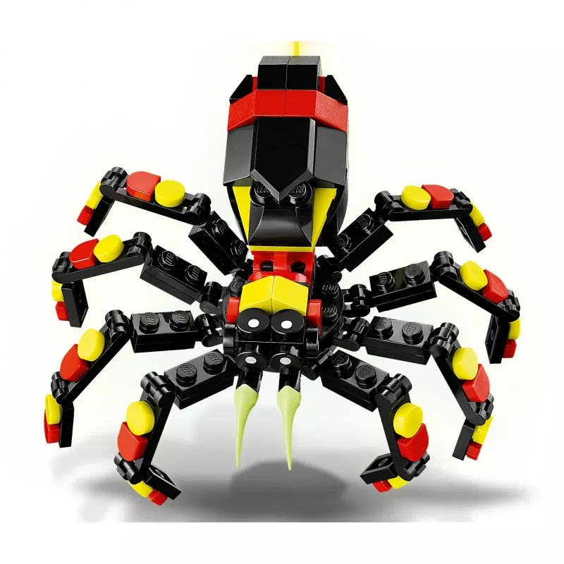 LEGO Creator 3-in-1 baubares Spinnenmodell 31159 — 153 Teile, Alter 7+, 110×150×50 mm