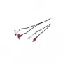 Wentronic Goobay RCA-Verbindungskabel, 1,5 m - 2x RCA-Stecker > 2x RCA-Stecker/Buchse (50214)