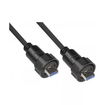 Good Connections Industrie-Plug S4 -USB 3.0 A-A 1m Kabel