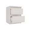 Nachttisch top e shop MALWA M2 KASZMIR — 2 Schubladen, Spanplatte, Kaschmir, 300×300×400 mm