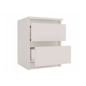 Nachttisch top e shop MALWA M2 KASZMIR — 2 Schubladen, Spanplatte, Kaschmir, 300×300×400 mm