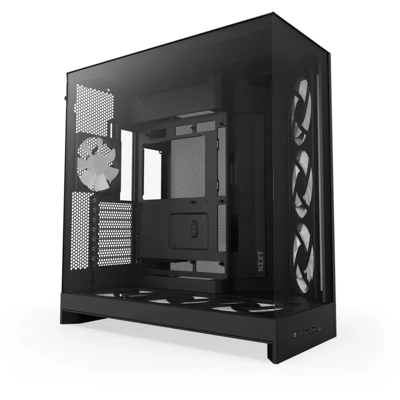 NZXT PC-Gehäuse H9 Flow RGB+ Midi-Tower schwarz