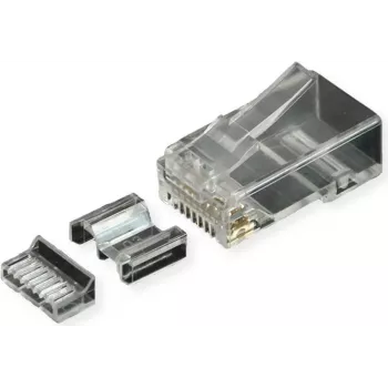 ROLINE RJ45-Stecker Cat.6A Ungeschirmt+Insert 10 Stück (21.17.3098)