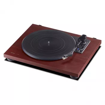 Riemengetriebener Audio-Plattenspieler TEAC TN-180BT-A3 Schwarz Cherry