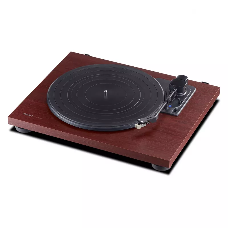 Riemengetriebener Audio-Plattenspieler TEAC TN-180BT-A3 Schwarz Cherry