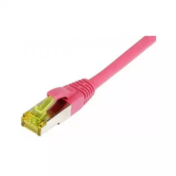 Patchkabel RJ45, CAT6A 500Mhz, 0,25m, Magenta, S-STP(S/FTP), TPE/LSZH(Ultraflex), AWG26, mit Cat.7 Rohkabel, Synergy 21 (S217699)