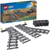 Baukasten LEGO City 60238 – Bahnweiche und Zubehör für Spielsets