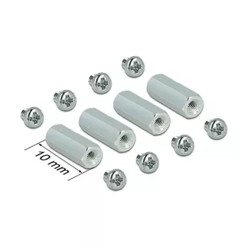 Schraube/Bolzen DeLOCK 18218 Metall Metallic