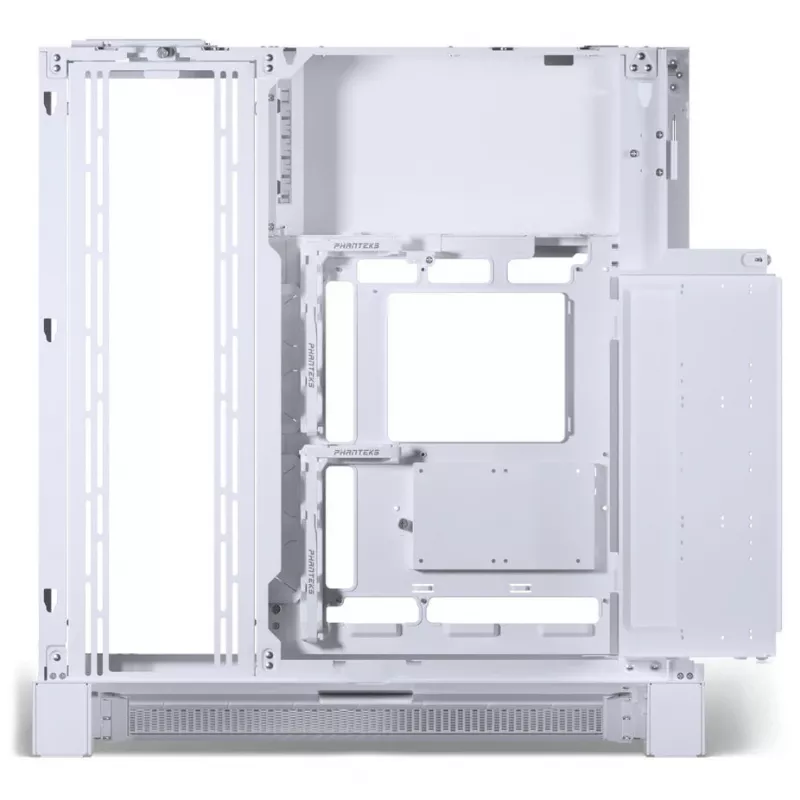 PHANTEKS NV-Serie NV9 MK2 PC-Gehäuse, EATX, DRGB, Tempered Glass – Weiß + M25 Gen2 PWM D-RGB Lüfter 3er-Pack – Reverse Blade, 140 mm, Weiß + DRGB Kit