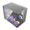 Computergehäuse DarkFlash B275 PRO (schwarz) mit 6 vorinstallierten Lüftern