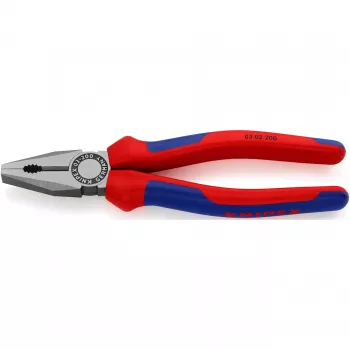 Knipex Universalzange, 2-Komponenten-Griffe, 200 mm