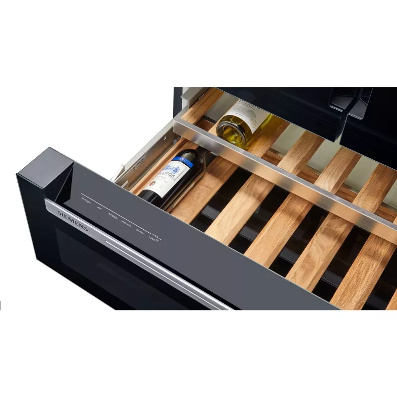 Siemens KF96RSBEA Side-by-Side-Kühlschrank Freistehend 572 L Schwarz