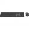 Logitech Signature schlank Combo MK950 - Tastatur-Maus-Set - 100% - Volle Größe - Kabellos - Bluetooth 5,1 LE - AZERTY - Französisch - Graphit (920-012485)