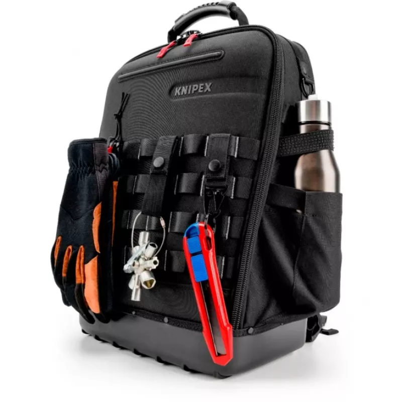 Werkzeugtasche Knipex X18 37 Taschen Schwarz Rot Stoff Kunststoff