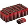 Voltcraft VC-16107990 9 V Block-Batterie Alkali-Mangan 550 mAh 9 30 Stück (VC-16107990)