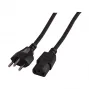EFB-Elektronik Netzkabel Schweizer Typ 12 - C13 180°, schwarz, 2,0 m, 3 x 0,75 mm² Hersteller: EFB Elektronik (EK537.2V3)