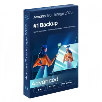 Acronis True Image | Advanced +500 GB Acronis Cloud Storage | 3 PC/MAC | 1 Jahr
