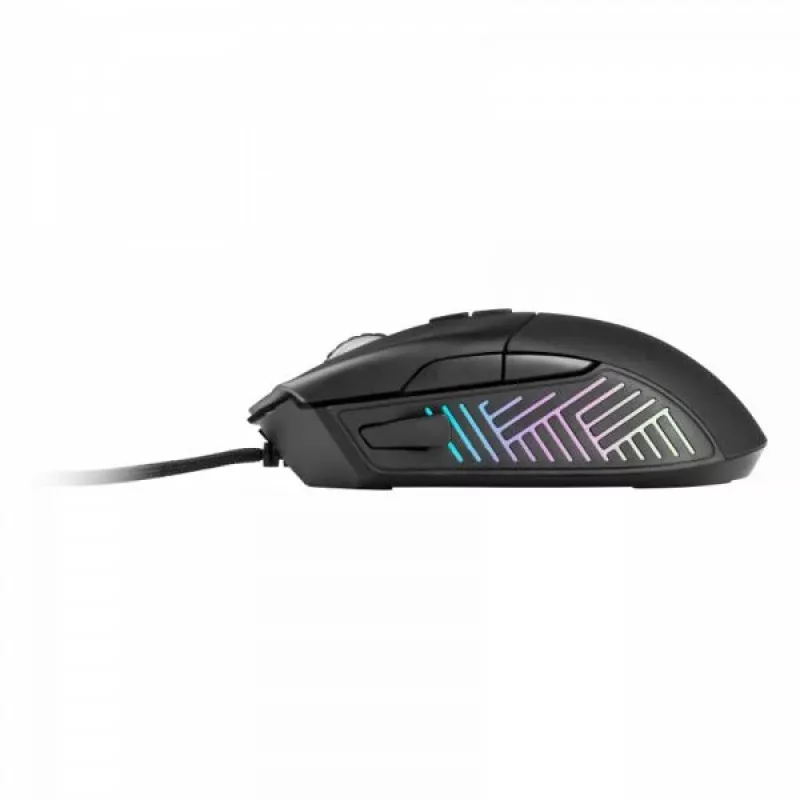 L33T Gaming 160383 Gungnir Gaming-Maus. 8 Tasten, 16.000 DPI, ergonomisch, RGB