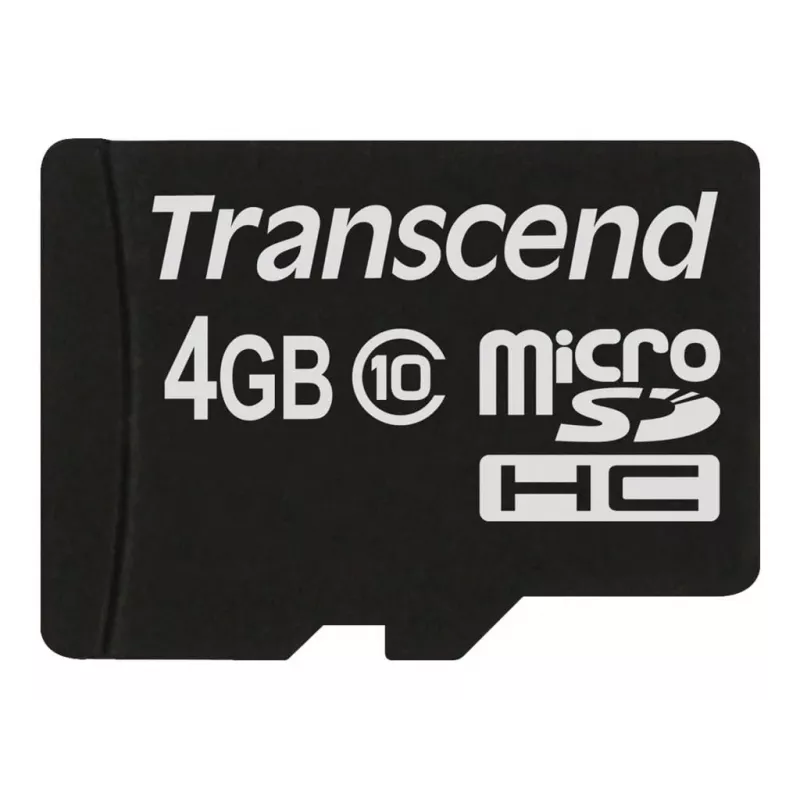 Flash-Speicher Transcend 4GB MicroSDHC Class 10 TS4GUSDC10
