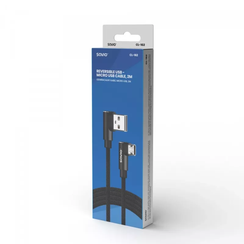 Savio SAVIO CL-162 Mobiltelefonkabel Schwarz