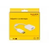 Adapter DisplayPort 1.2 Stecker auf VGA Buchse DeLOCK 61007