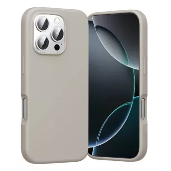 Schützende MagSafe-kompatible Handyhülle Vention KUHM0-30 für iPhone 16 Pro, Grau