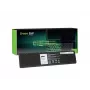 Grün Cell DE93 Akku für DELL Latitude E7440, Li‑Ion 7,4V 4500mAh, 4 Zellen, schwarz