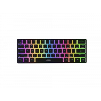 Gaming-Tastatur genesis THOR 660 G2 — kabellos (2,4 GHz, Bluetooth) und kabelgebunden, kompaktes Layout