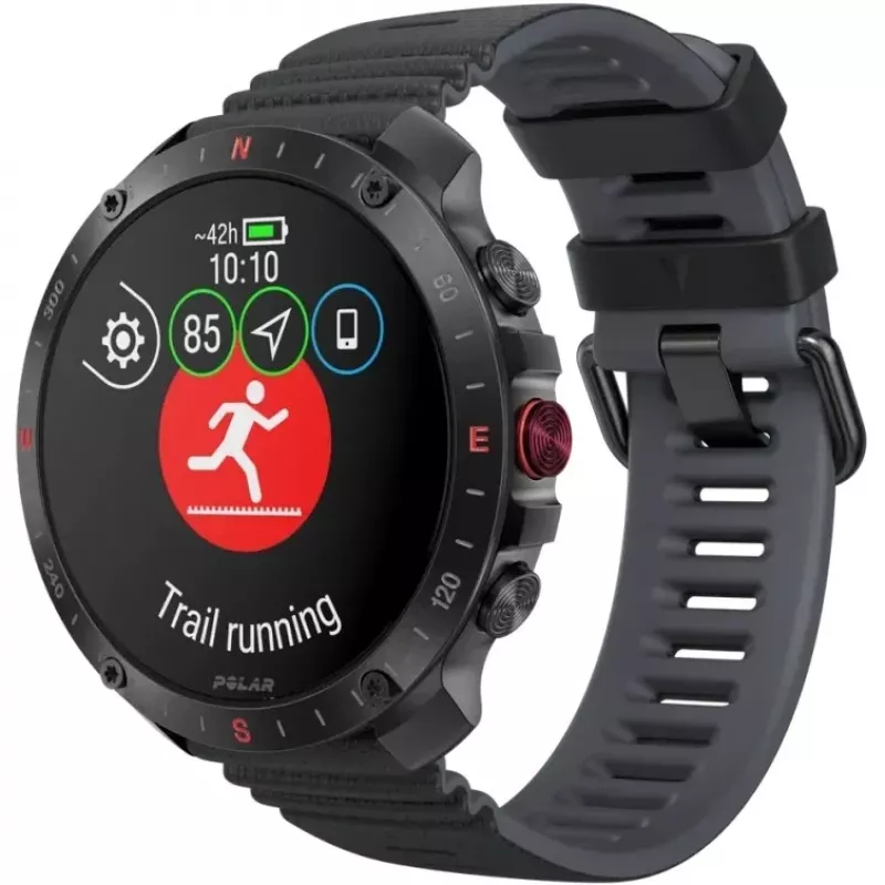 Polar Grit X2 Pro 3,53 cm (1.39) AMOLED Digital 454 x 454 Pixel Touchscreen Schwarz GPS (900110286)