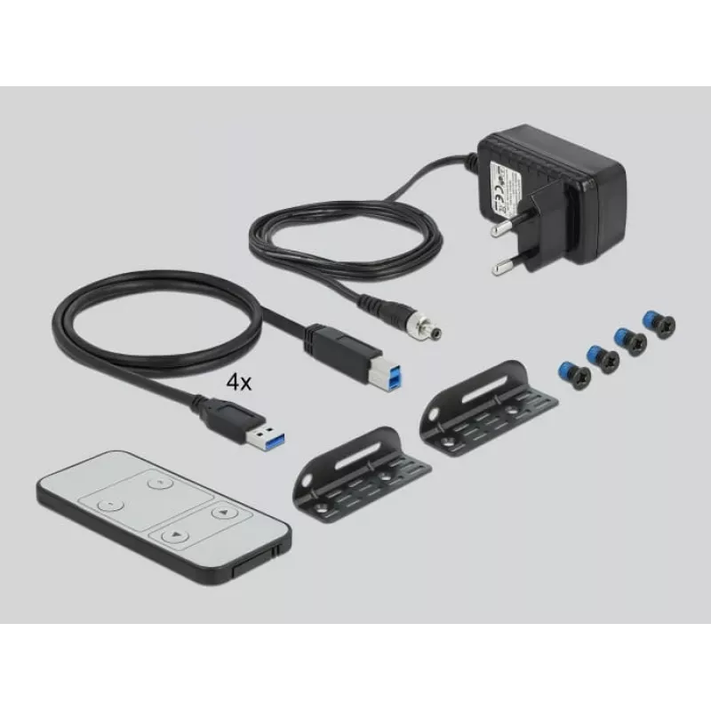 KVM-Switch DeLOCK 11484 Schwarz