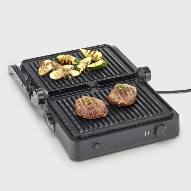 Kontaktgrill Severin KG 2398 Schwarz Weiß 1800W 300x220mm