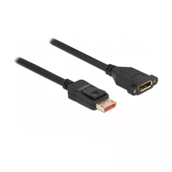 DisplayPort-Verlängerungskabel Panel-Montage DeLOCK 87098 8K 60 Hz 3 m