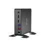 Shuttle XPC Nano PC NC40U5, Intel Core i5-1235U, 1x HDMI, 1x DP, 1x USB-C/DP, 6x USB3.2, 1x 2,5-Zoll-Schacht, 2x M.2, 1x LAN, RAID, 24/7-Dauerbetrieb, inkl. VESA & Standfuß