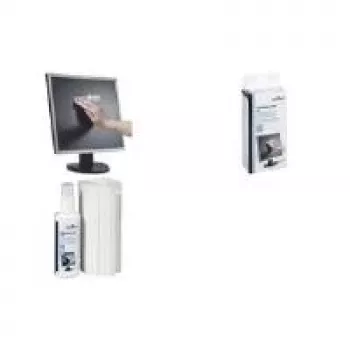 Geräte-Reinigungsset mit feuchten/trockenen Tüchern & Flüssigkeit Durable SCREENCLEAN Set