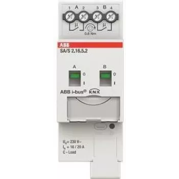ABB Stotz S&J Schaltaktor 2-fach, 16A, C-Last SA/S2.16.5.2 (2CDG110265R0011)
