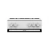 Freistehender Gasherd mit Backofen Gorenje GG5A10WFFM — 4-Flammen-Kochfeld, 70 l Backofen, emaillierte Oberfläche, weiß