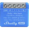 Intelligenter Schalter Shelly 1 Mini Gen4 1P kabellos 110–240 V 50–60 Hz 1,2 W Bluetooth Wi‑Fi ZigBee 34×16×29 mm