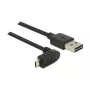 USB-Kabel DeLOCK 83849 USB 2.0 0,5m USB A Micro-USB B Schwarz